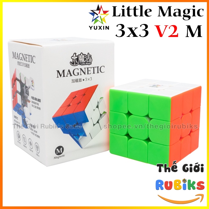 [Bản V2] Rubik 3x3 YuXin Little Magic V2 M 3x3x3 Có Nam Châm.