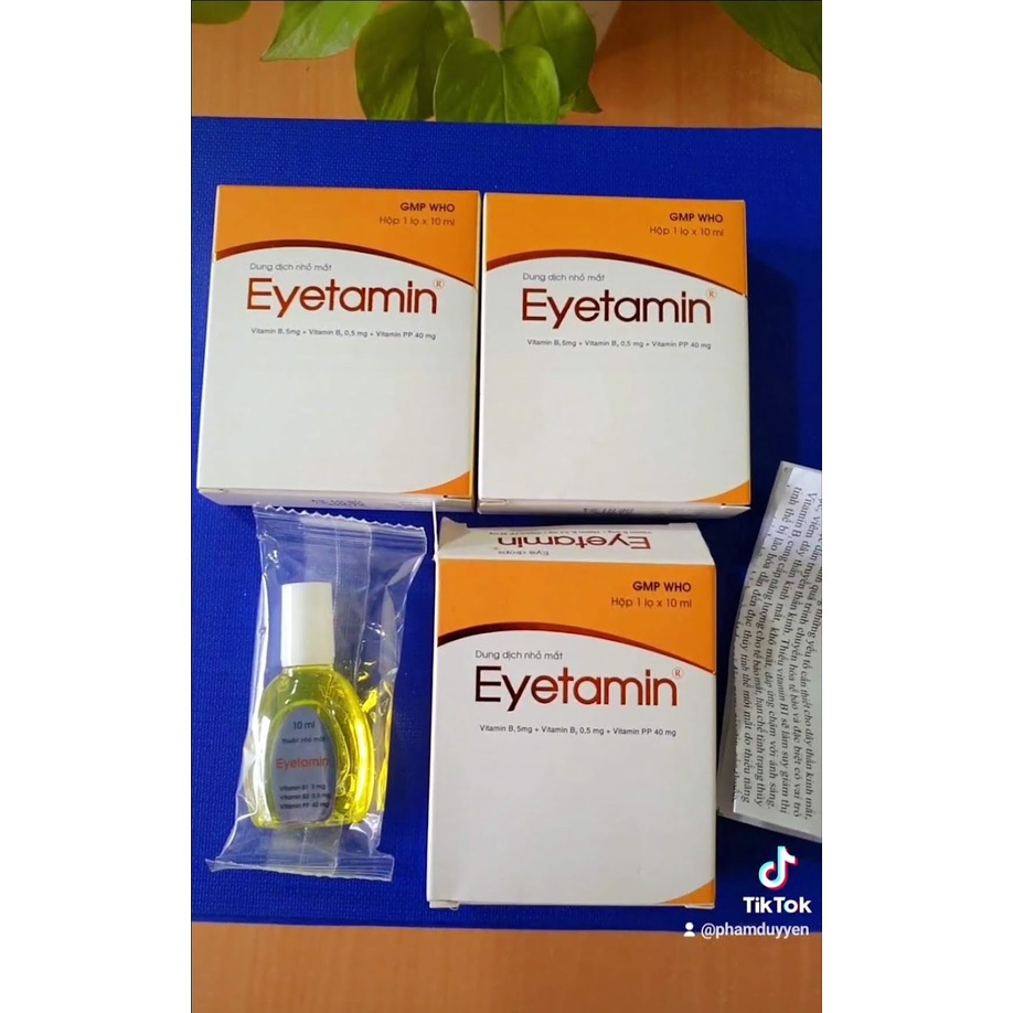 NHỎ MẮT VITAMIN - EYETAMIN - CUNG CẤP VITAMIN CHO MẮT KHỎE
