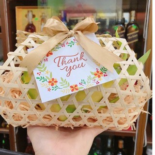 Giỏ đựng quà tết băng tre hót nhất năm 2021