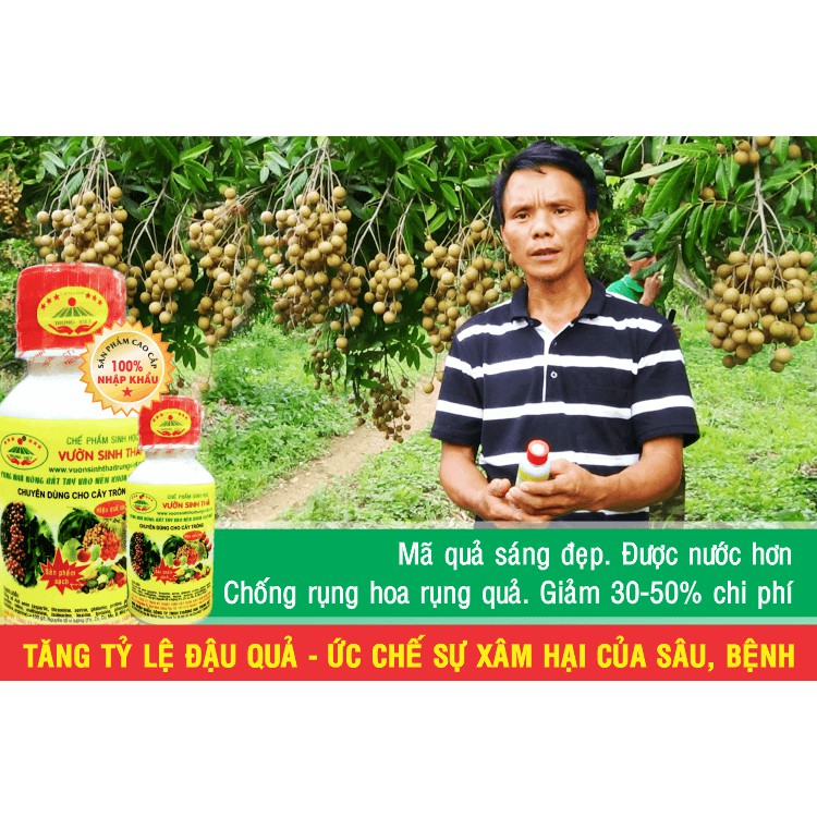 Chế phẩm sinh học VƯỜN SINH THÁI cho Cây Trồng