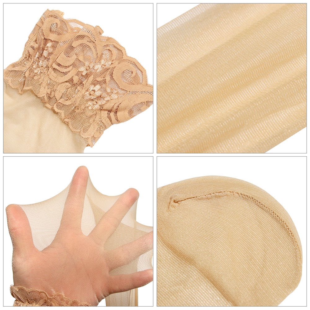 Vớ Ren Siêu Mỏng Xuyên Thấu Co Giãn Tốt Thời Trang Quyến Rũ Cho Nữ