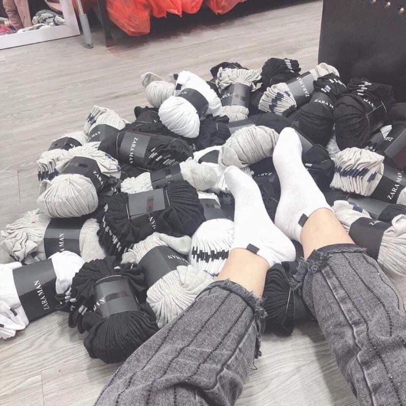 Combo 10 Đôi Tất/ Vớ Nam Cổ Ngắn Chống Hôi Chân Chống Hôi Chân Co Giãn Mền Mịn SHOPSIEURE88