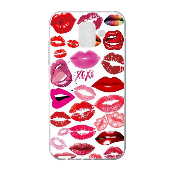 Ốp điện thoại silicon họa tiết đa dạng ngộ nghĩnh cho Samsung Galaxy A6 2018