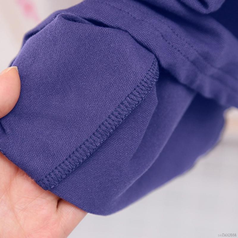 Đầm Tay Ngắn Thiết Kế Đơn Giản Cho Bé Gái 3-8 Tuổi