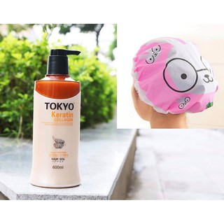 Kem ủ tóc  Tokyo keratin  phục hồi  600ML