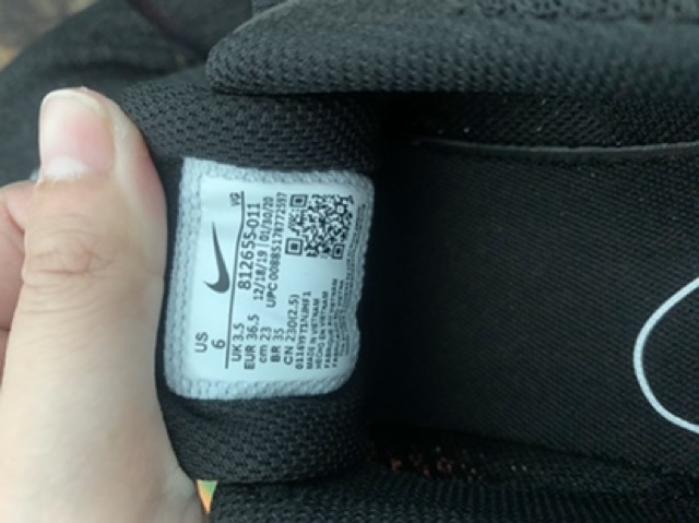 Giày Nike Tanjun hàng chính hãng size nữ màu đen trắng