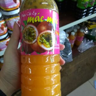Nước cốt ép chanh dây (mác mác) chai 1 lít