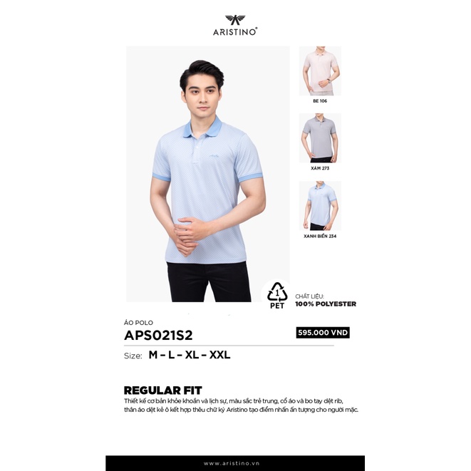 Áo polo nam Aristino APS021S2