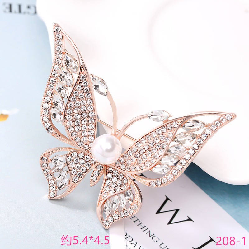 Bộ sưu tập cài áo đính đá hình bướm sang trọng GC319 và các mẫu khác