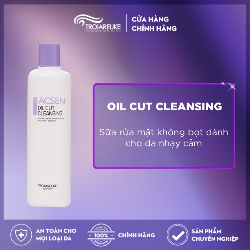 TROIAREUKE - Sữa Rửa Mặt Troiareuke Oil Cut Cleansing