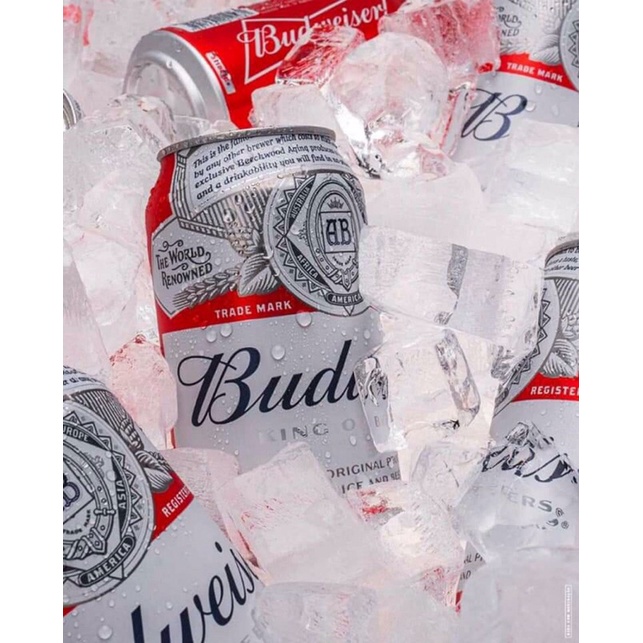 Bia nhập thương hiệu Budweiser 24 lon, 330ml💥tặng túi Slingbag thời trang