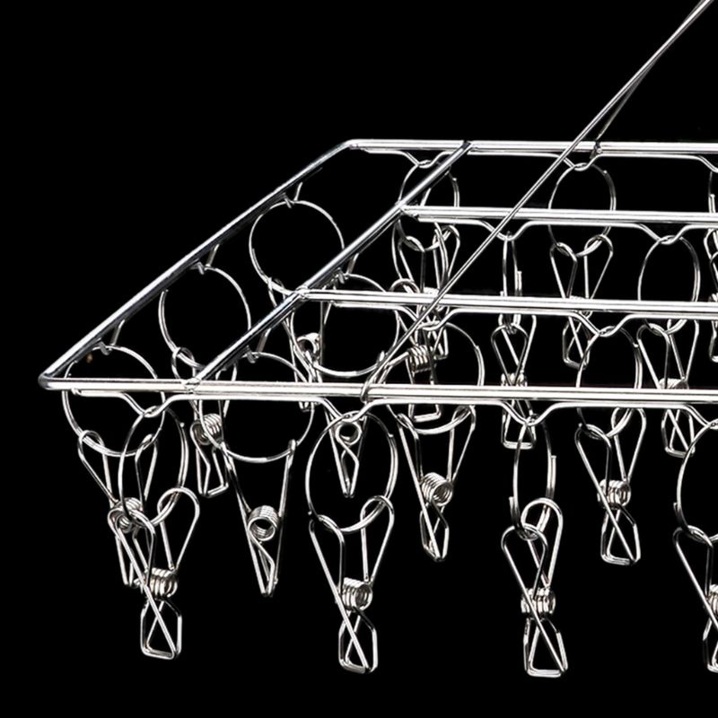 Kẹp Phơi Quần Áo 36 Kẹp Bằng Thép Không Gỉ