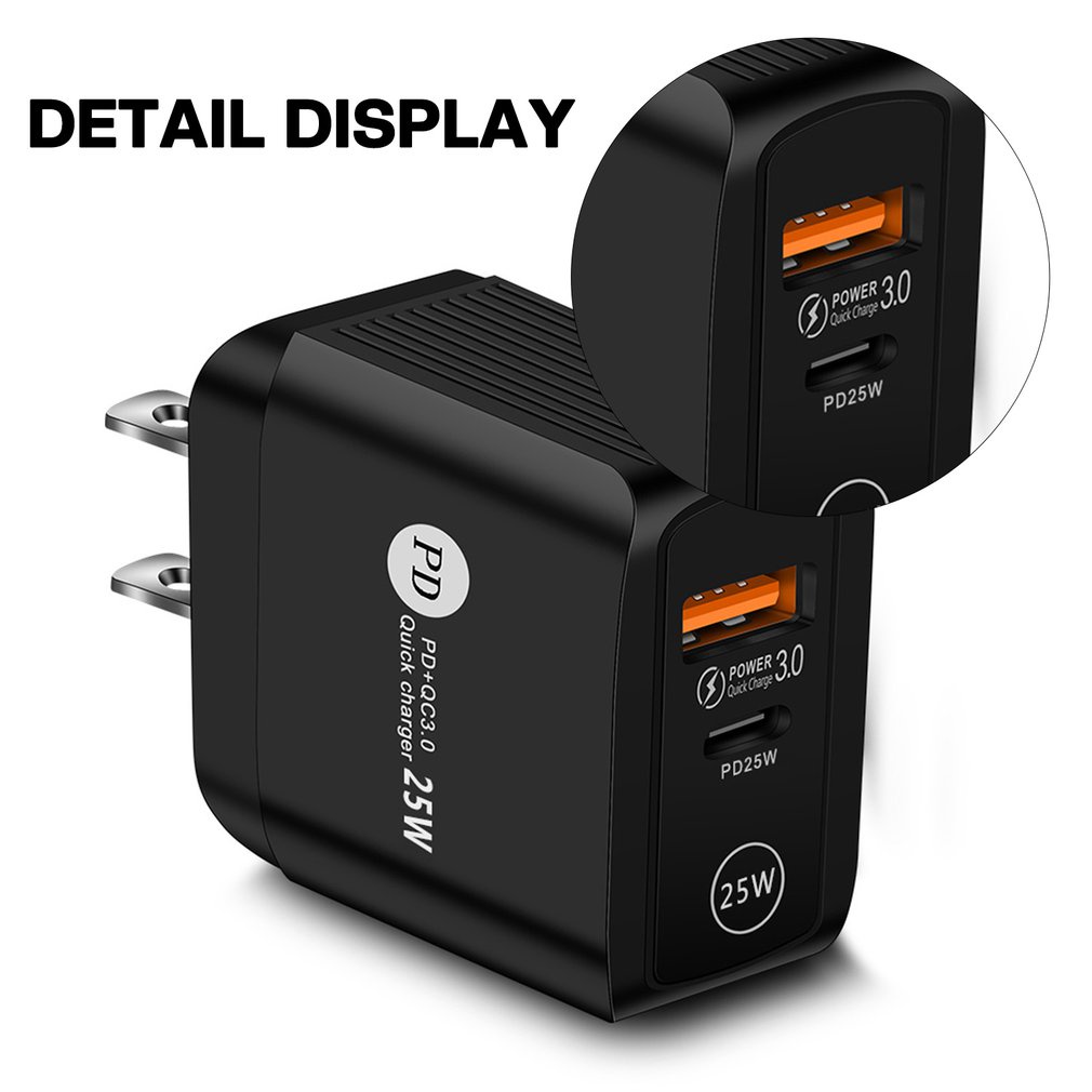 Bộ Sạc Nhanh USB C 3.0 25W PD Type C Chất Lượng Cao