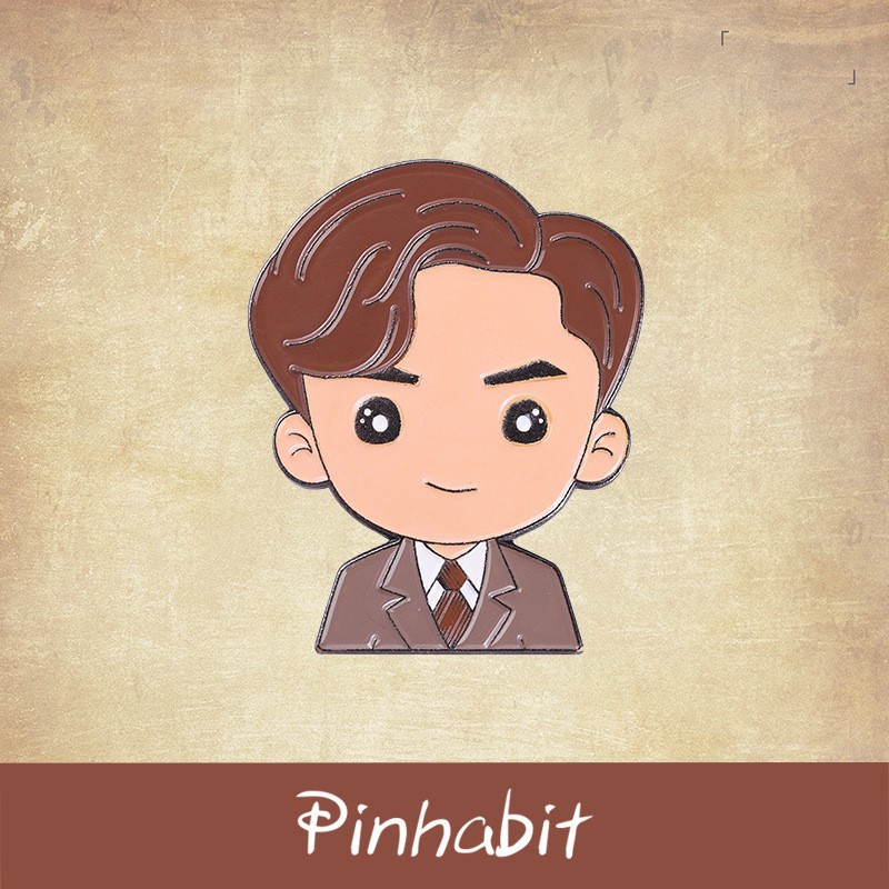 Ghim Cài Áo Hình Nhân Vật Hoạt Hình Anime Phong Cách Retro