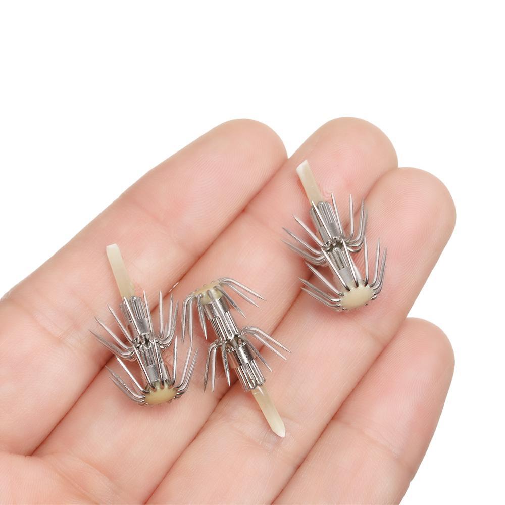 Bộ 5 Linh Kiện Điện Tử WTTLE 2.0 2.0# 2.5# 3.0# 3.5# 4.0# Mồi Câu Cá Giả Hình Bạch Tuộc Bằng Gỗ