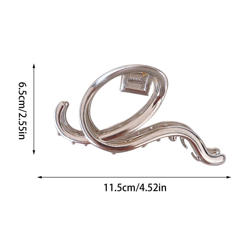 Kẹp Tóc Hình Cá Mập Lớn Bất Đối Xứng Thời Trang Mùa Hè Cho Nữ T7T9