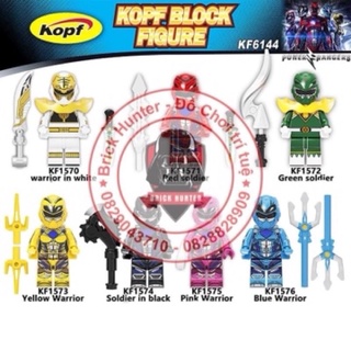 KF 6144 Minifigures Power Rangers Bộ 7 nhân vật siêu nhân Gao