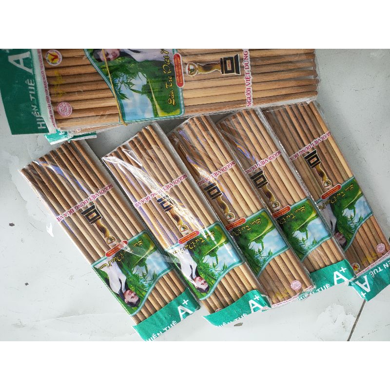 Bộ 10 đôi Đũa Tre An Toàn Sức Khỏe