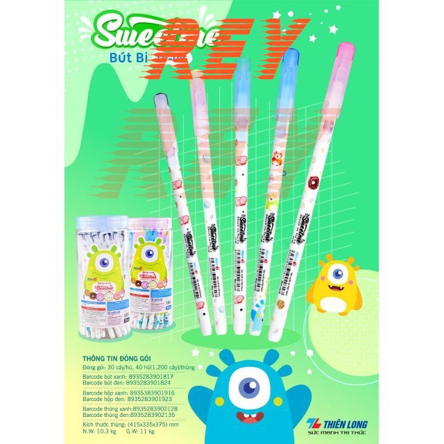 COMBO 10 cây bút bi cute - bút đùn Sweet Me 𝑻𝒉𝒊𝒆̂𝒏 𝑳𝒐𝒏𝒈 Điểm 10 TP-08