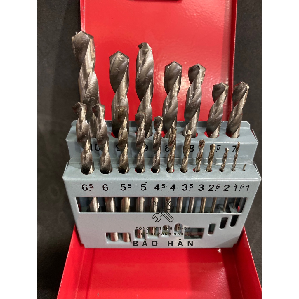 Bộ mũi khoan sắt