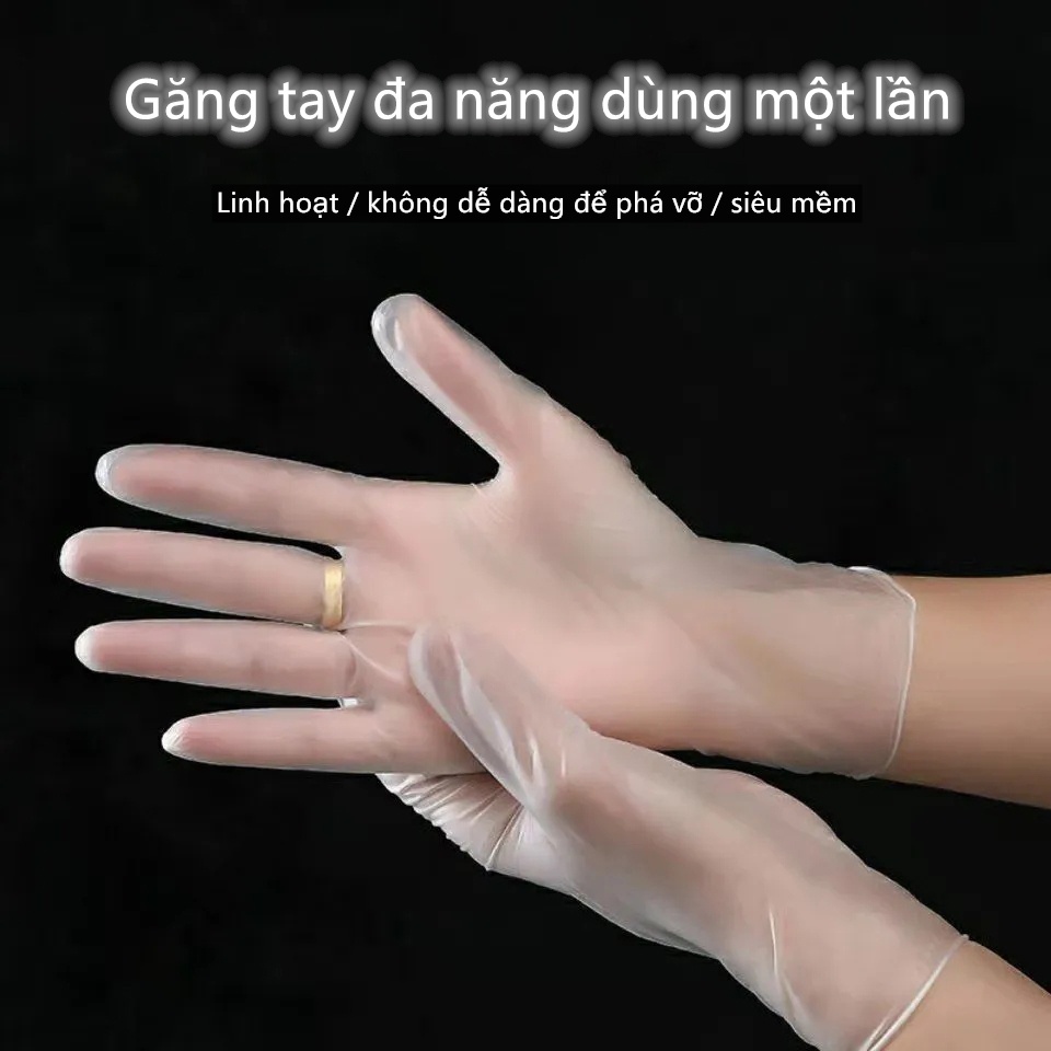 Set 100 Găng Tay Tpe Dùng Một Lần Đa Năng Tiện Dụng