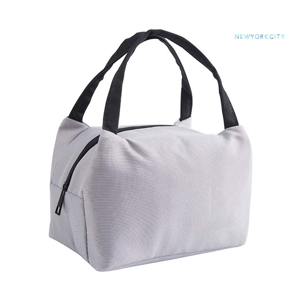 Túi Giữ Nhiệt Đựng Hộp Cơm Tiện Lợi Màu Sắc Đơn Giản