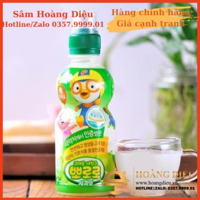 SÂM HOÀNG DIỆU -Nước trái cây Paldo Pororo 5 chai x 235ml