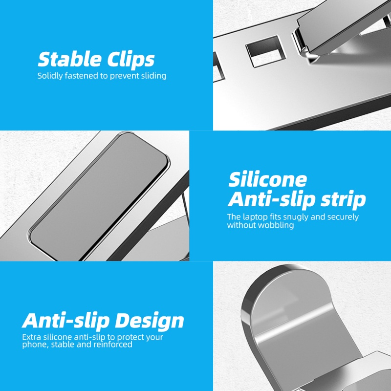 Giá đỡ laptop HdoorLink bằng nhôm có thể điều chỉnh tiện lợi chất lượng cao