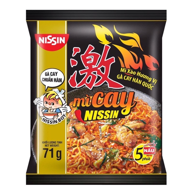 Mì Cay Nissin Gà Cay Hàn Quốc 6 Lốc x 30 Gói | BigBuy360 - bigbuy360.vn