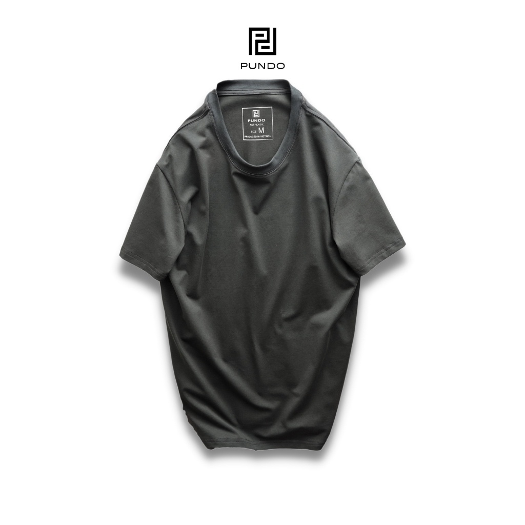 Áo thun trơn nam nữ phông unisex bigsize đến 105kg 3 màu trắng đen xám vải cotton cao cấp - PUNDO ATPD09 | BigBuy360 - bigbuy360.vn