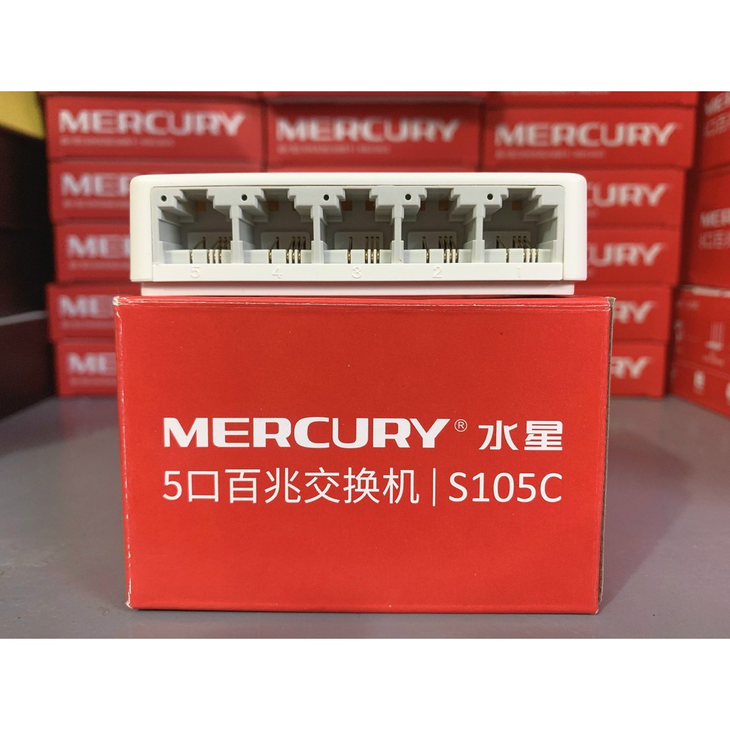 Bộ Chia Mạng Switch Mercury 5 8 cổng port Gigabit S105C  S108C  SG105C  SG108C - Go Ku