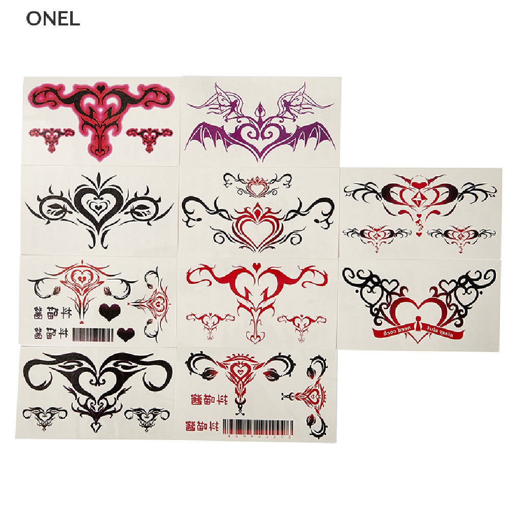 10 / 20 Hình Xăm Dán Tạm Thời Tatoo Sex Chống Nước