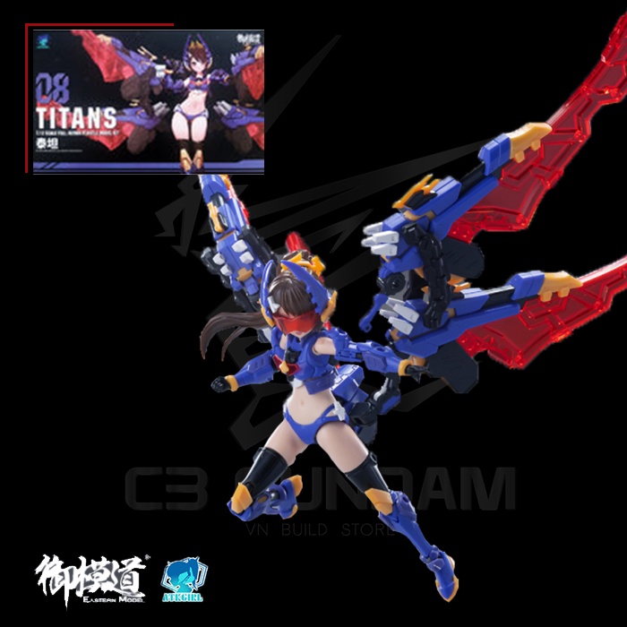 MÔ HÌNH LẮP RÁP FRAME ARM GIRL E-Model 1/12 A.T.K.GIRL TITANS MECHA GIRL