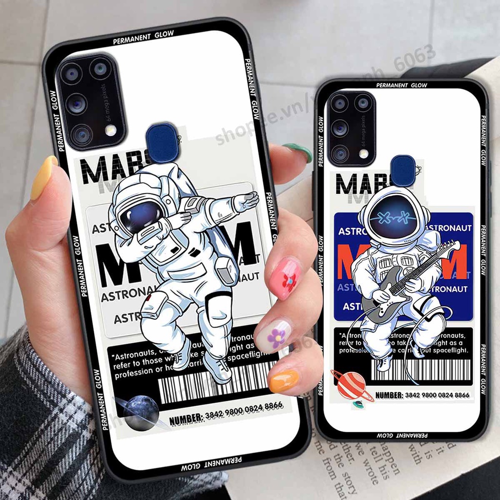 Ốp Samsung M31 be@r brick mars thời trang, ốp lưng điện thoại viền dẻo siêu chất