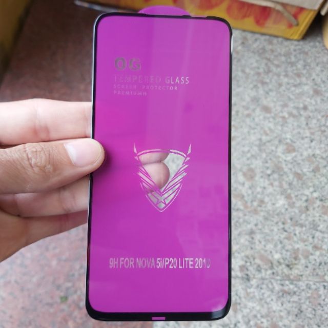 Kính cường lực OG cho nova 5i/p20 lite 2019 Full màn hình