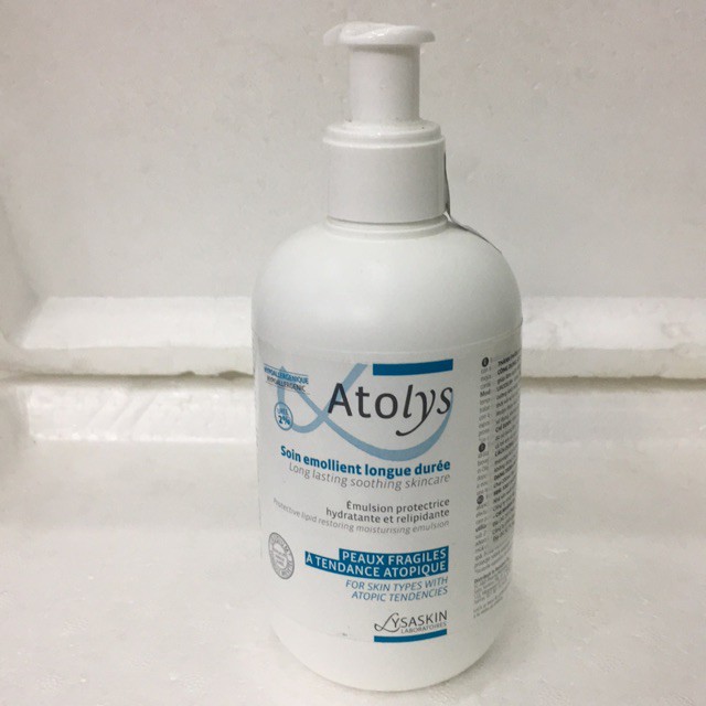 ATOLYS SOIN EMULSION 200ML.giảm  NGỨA DA VÀ giảm KHÔ DA DO THỜI TIẾT