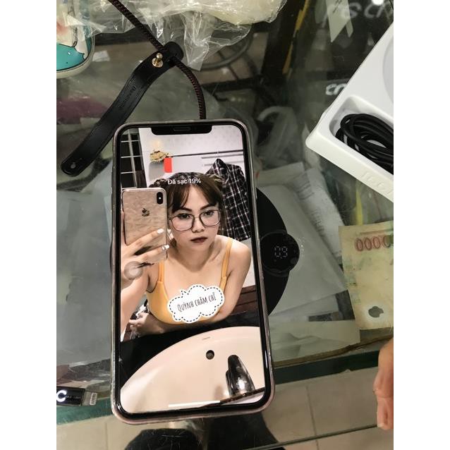 Sạc không dây Baseus P21 kèm hiền thị dòng ra