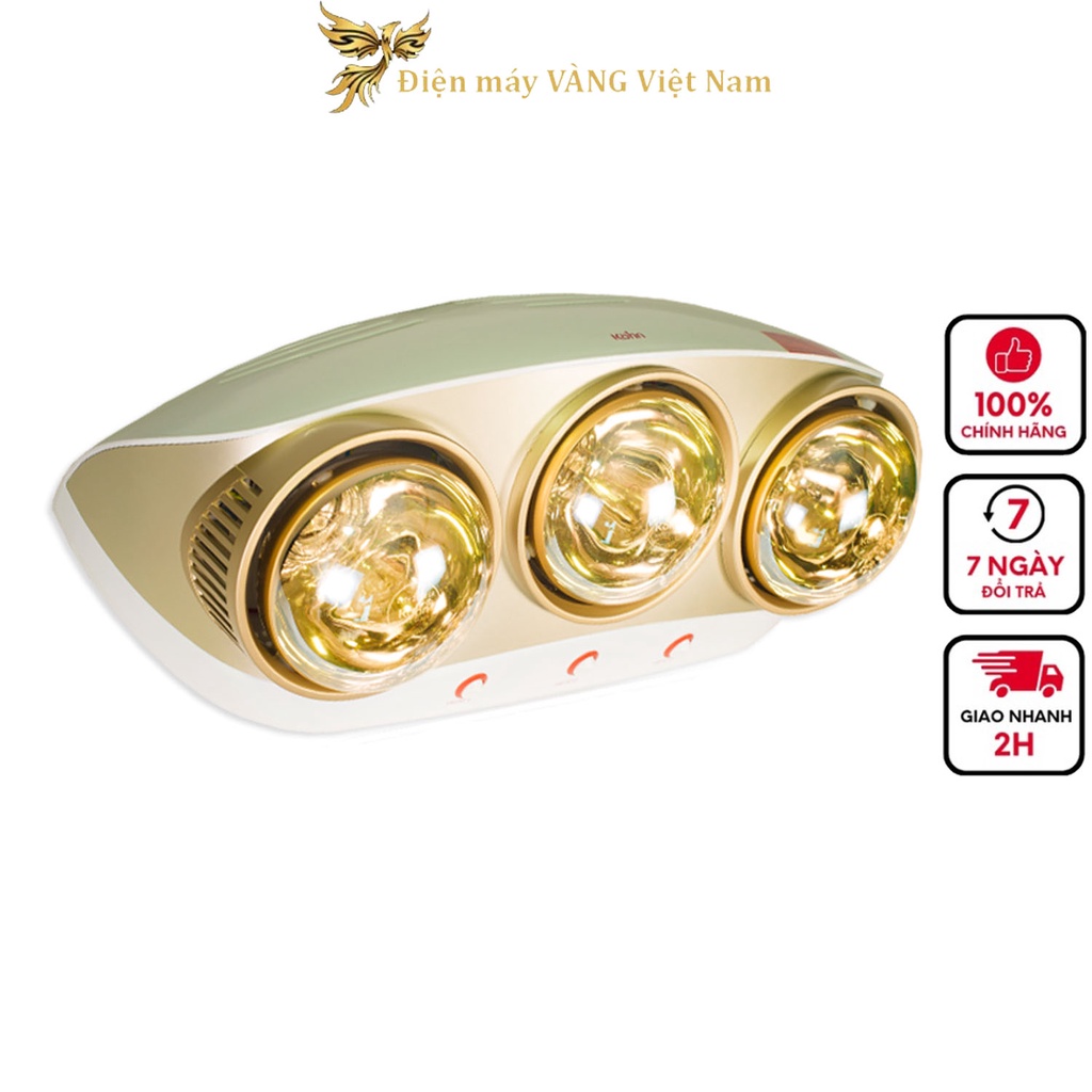 Đèn sưởi nhà tắm Braun Kohn Luxury KU03G hãng phân phối