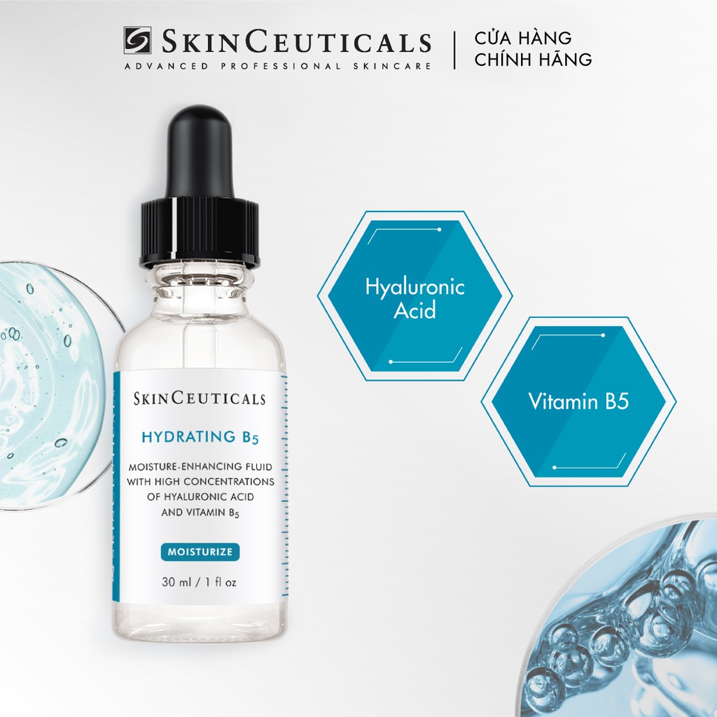 Skinceuticals Hydrating B5 giúp cấp ẩm và hỗ trợ quá trình tái tạo da 30ml