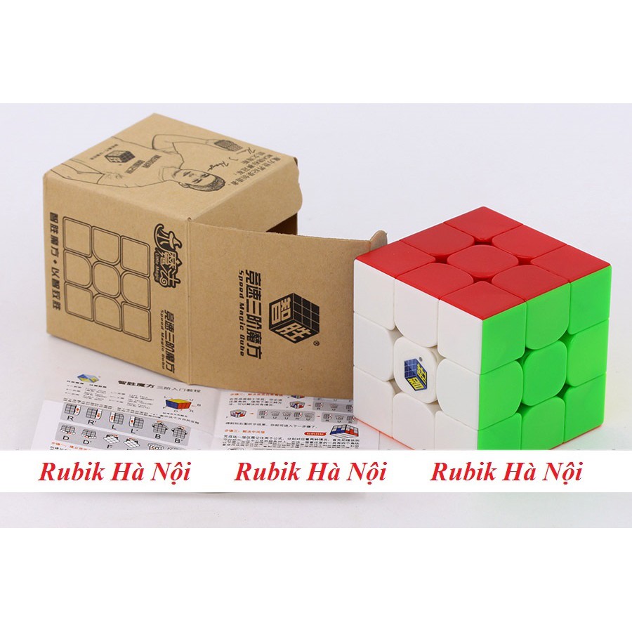 Rubik 3x3. Yuxin Little Magic Đen/Trắng/Stickerless/Có Nam Châm