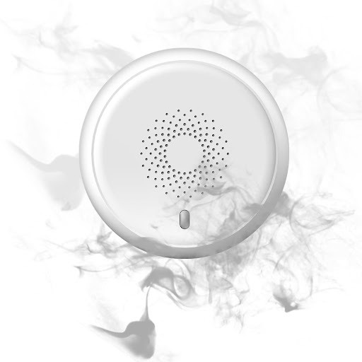Cảm biến khói thông minh Tuya Smoke Sensor Zigbee - tương thích Google và Alexa