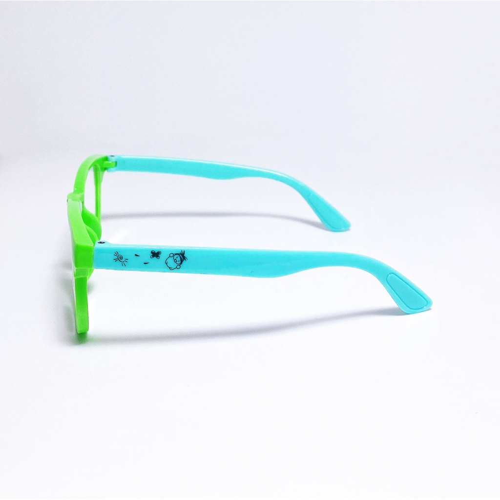 Kính mát trẻ em Jun Secret gọng nhựa, tròng kính dáng vuông đơn giản đáng yêu dành cho bé trai và bé gái JS58A10