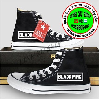 giày cao cổ BLACKPINK thiết kế và in theo yêu cầu