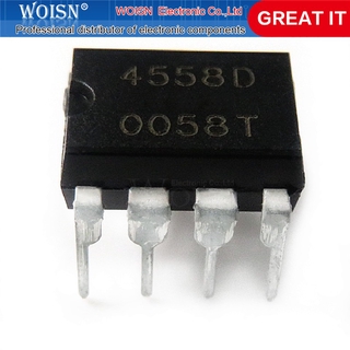 Set 20 vi mạch IC TJM4558CN JRC4558D DIP8 TJM4558 DIP 4558C TJM4558C RC4558P RC4558 PJ4558 UTC4558 LM4558N