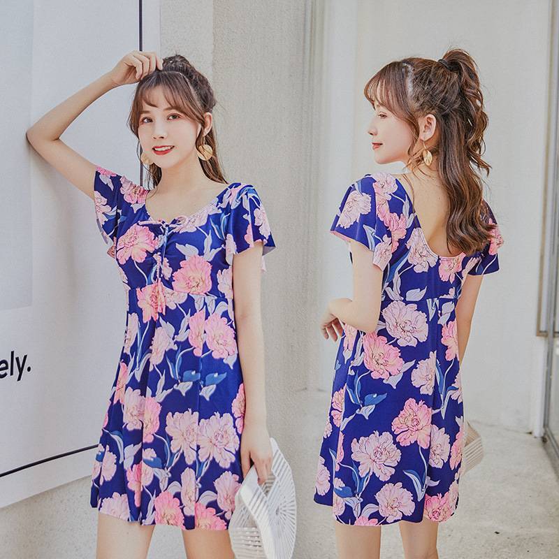Phóng đại để bơi, đồ bơi nữ yêu thương, áo tắm bằng phẳng mỏng bảo thủ | BigBuy360 - bigbuy360.vn