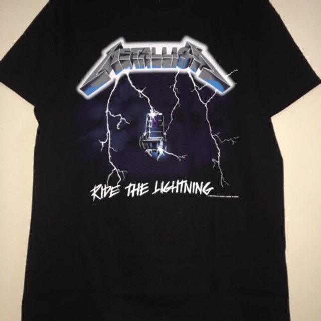Áo Metallica Ride The Lightning còn size L