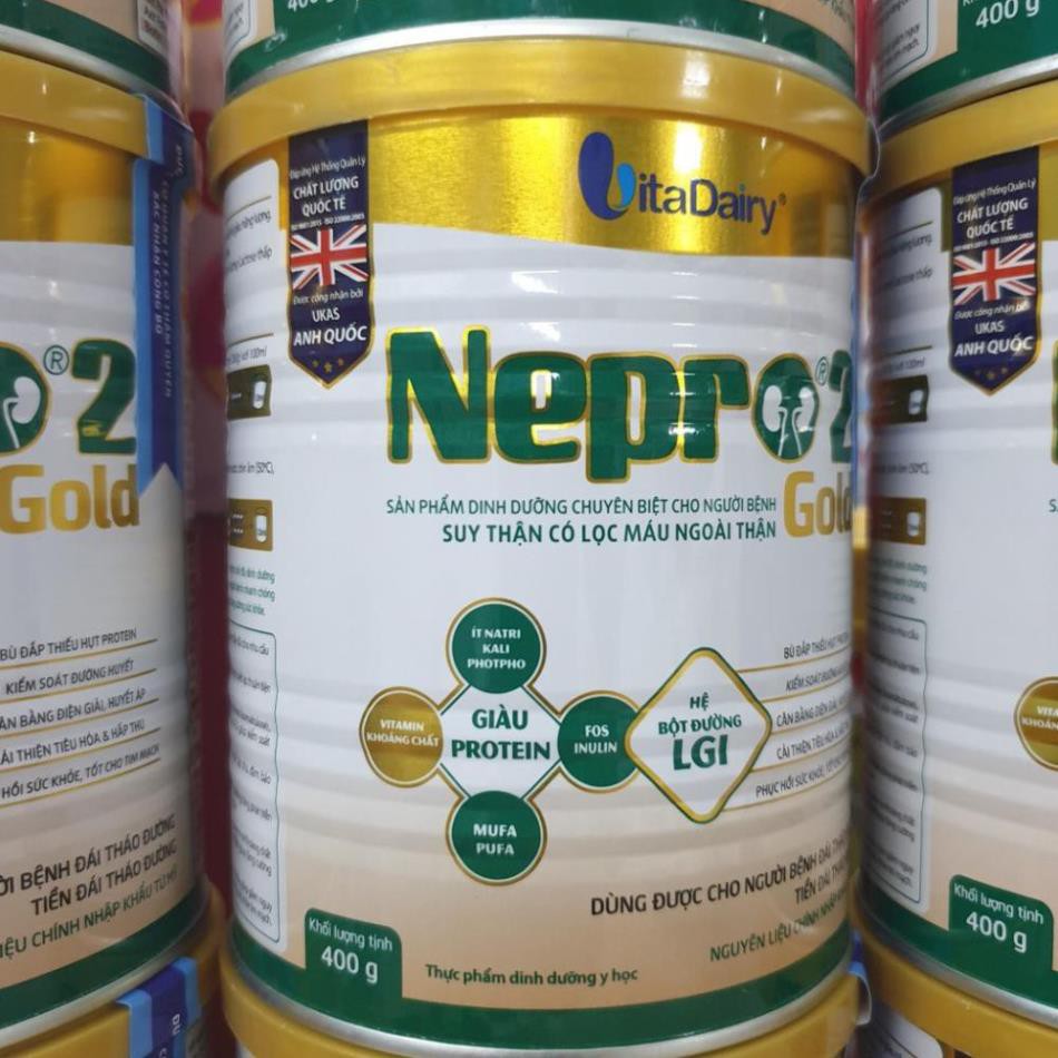 Sữa nepro 2 gold hộp 400g Date T4.2023 | BigBuy360 - bigbuy360.vn