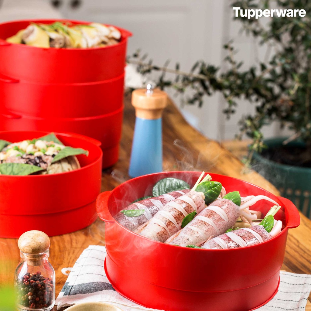 Xửng hấp Tupperware Steam It 2 Tầng