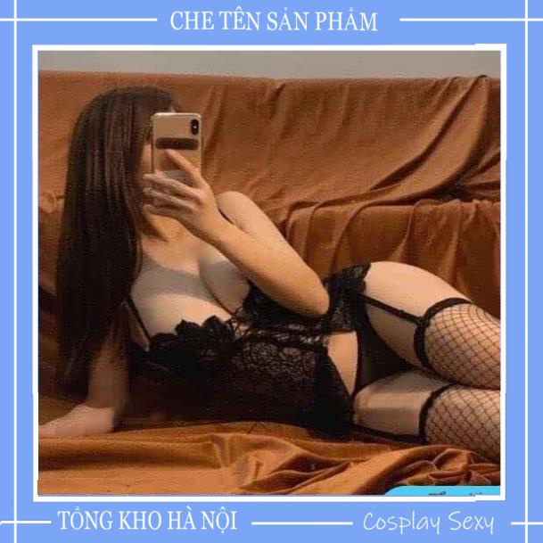 Bộ Đồ Ngủ Sexy Bodysuit Ren Xuyên Thấu Bó Sát - Số đo Manocanh của shop: 84-60-90 - Garter Corset Mã GC001 TKVN | BigBuy360 - bigbuy360.vn