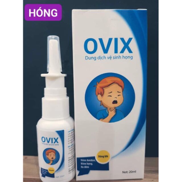 Xịt họng Ovix